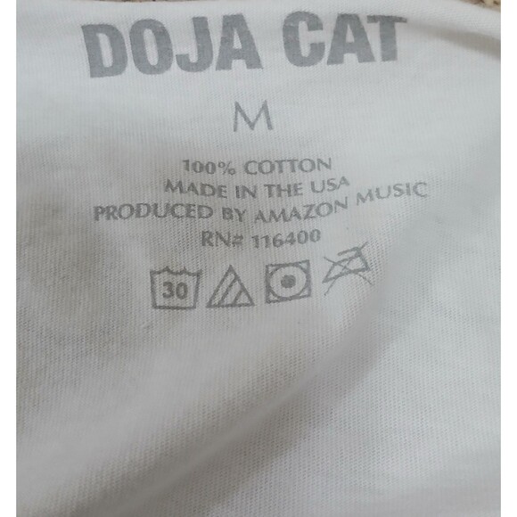 Doja Cat Scarlet Tour Graphic Tee Medium Doja Cat Loves Her Fans Distressed Hems - Picture 9 of 10